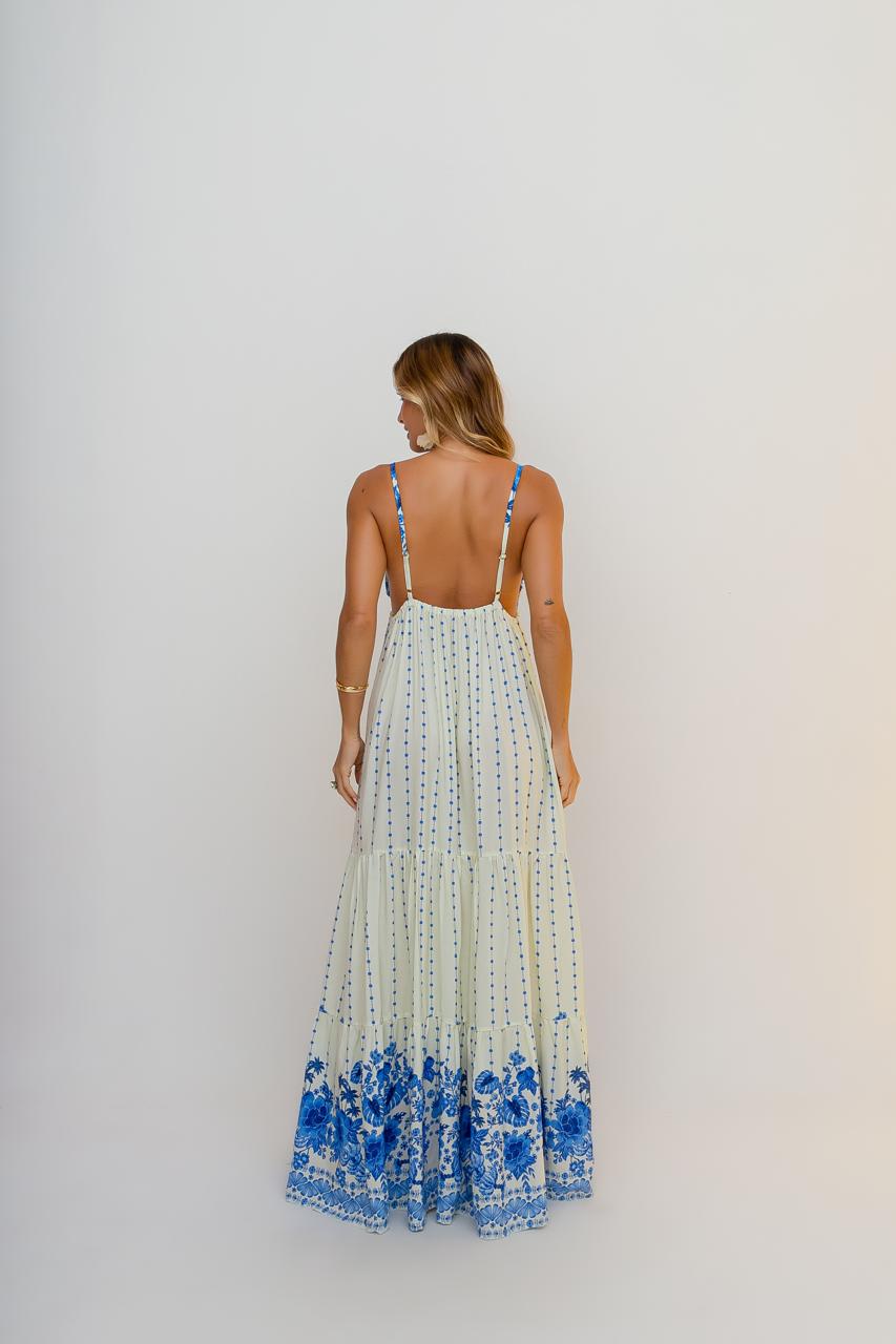 Vestido Maldivas Azulli {Viscose} ÚNICO
