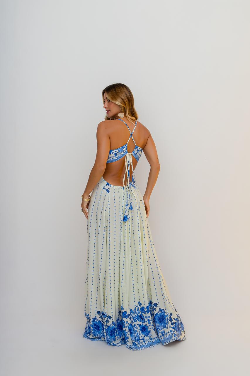 Vestido Ilha Bela Azulli {Viscose} ÚNICO