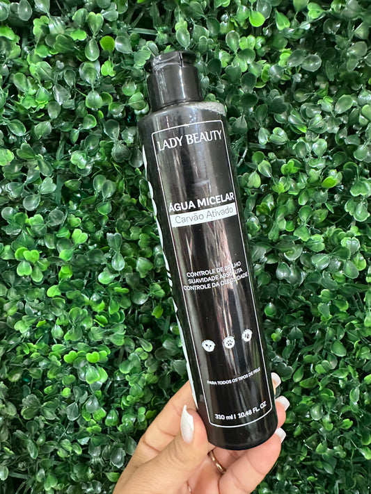 Água micelar  carvão ativado LADY BEAUTY
