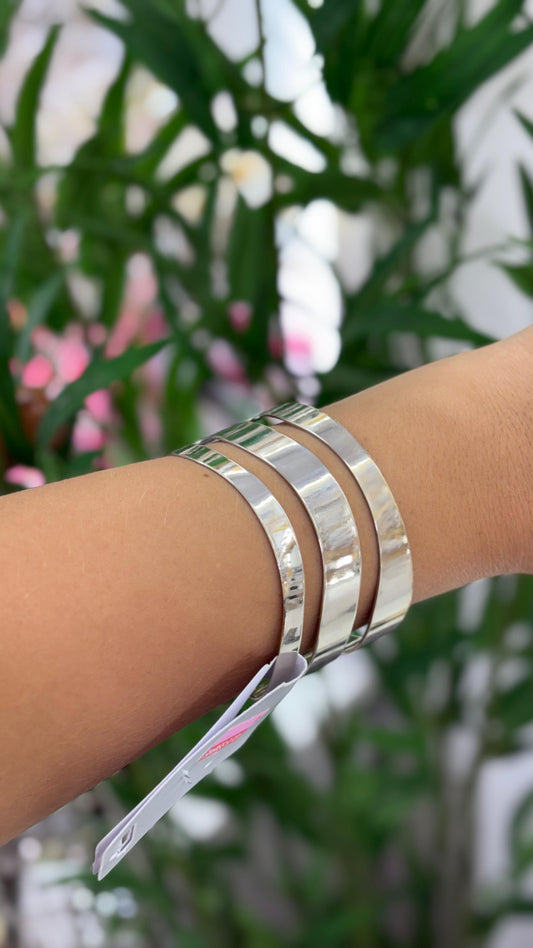 bracelete prata max 3 fios