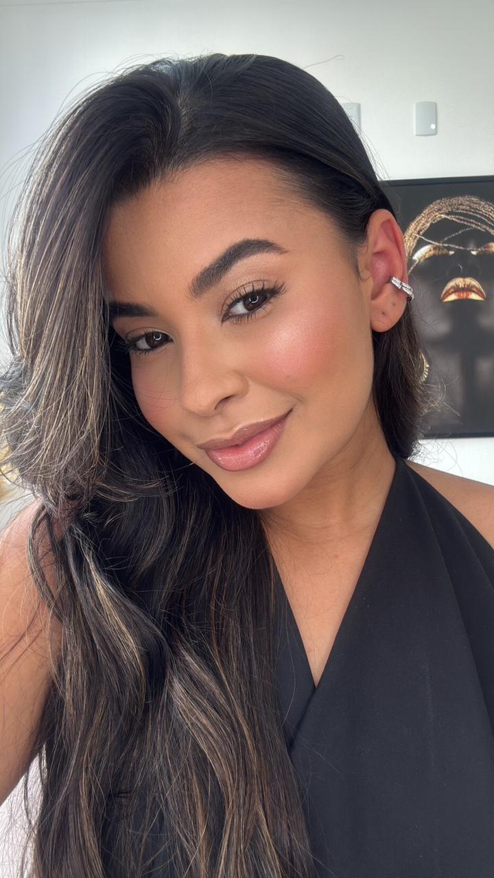 brinco ear cuff prata  trio de corações liso