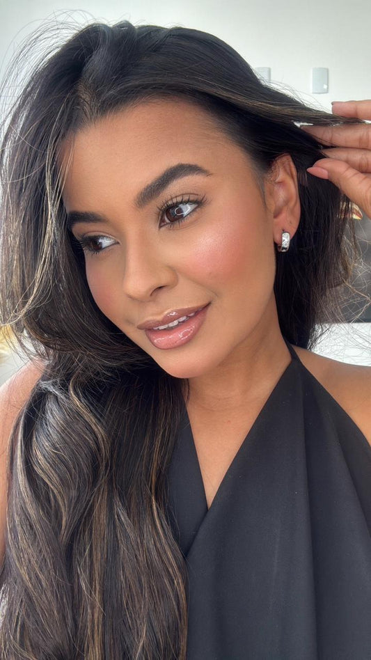 brinco  argola prata minimalista