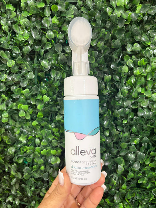 Mousse de limpeza facial ALLEVA SKIN