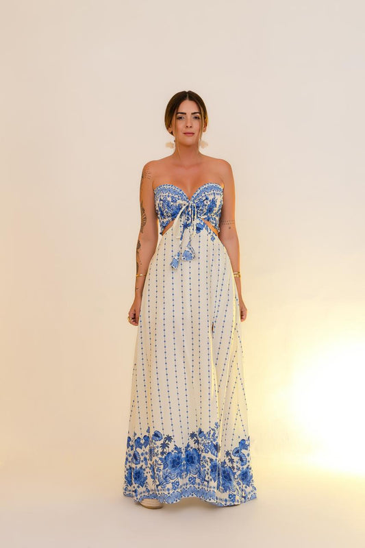 Vestido Arraial Azulli {Viscose} ÚNICO