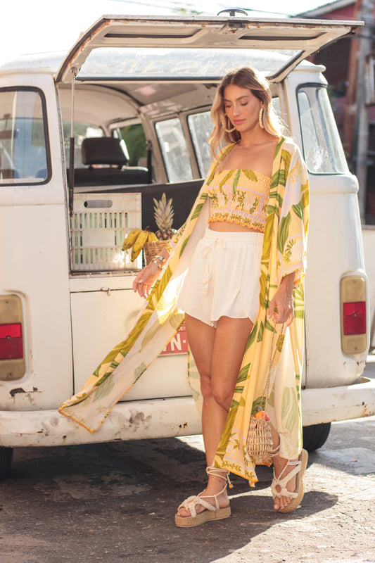 Maxi Kimono Merengue ÚNICO