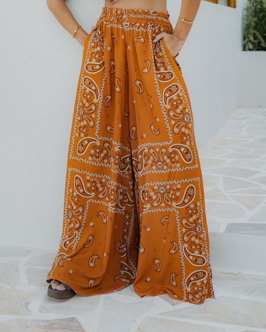 Calça Pantalona Maresia Bandana
