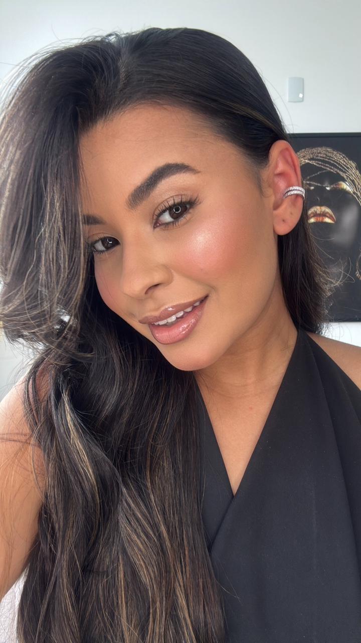 piercing fake cravejado prata duplo