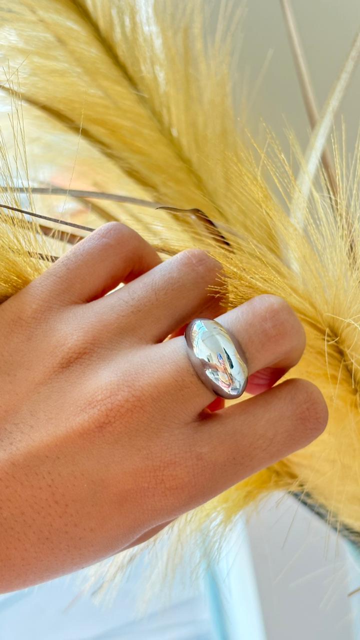 anel prata arredondado meio max